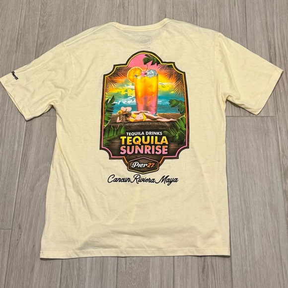 Tequila Sunrise Graphic Tee - Picture 1 of 5